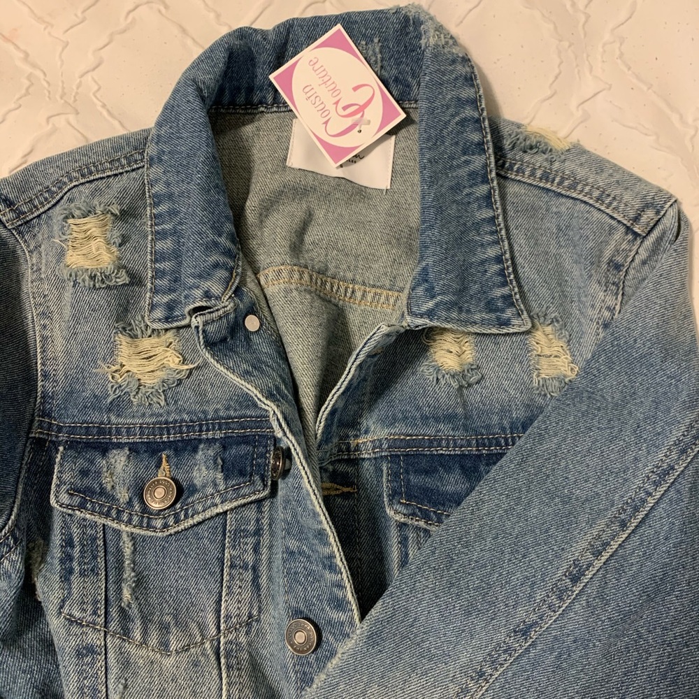 Distressed Jean Jacket